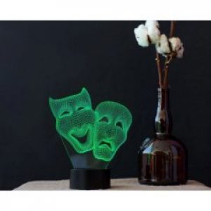 3D светильник "Маски " 3DTOYSLAMP
