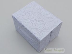 Коробка органайзер для хранения Welcysun Роза белого цвета 262016