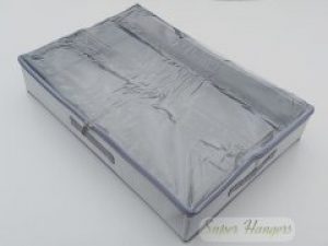 Органайзер ящик Welcysun для хранения обуви и мелких предметов одежды светло серого цвета