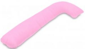 Подушка для беременных Mamastory Г120 с розовой наволочкой