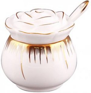 Солонка Lefard Роза с ложкой 100 мл (590-049)