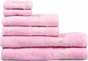 Махровое полотенце Maisonette Bamboo 50х100 Розовый (8699965120810)