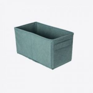 Короб текстильный SPACEO Tissus темно-зеленый 15х15х30 см (11937604)