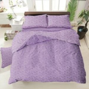 Комплект постельного белья Zastelli Бязь Bubble Lavander двуспальное (2500000966996)