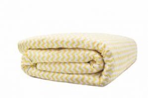 Пододеяльник Хлопковые Традиции Желтый зиг-заг Полуторный