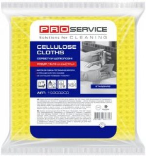 Салфетки PRO service целлюлозные Standard 10 шт желтые (19300200)