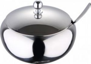 Сахарница из нержавеющей стали Wellberg 560 мл (WB-7347)