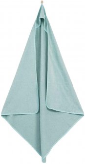 Махровое детское полотенце Jollein с капюшоном 100x100 Soft Green (8717329341081)