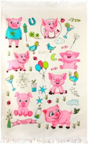 Махровое полотенце IzziHome Поросенок 40x60 (2200000544063)