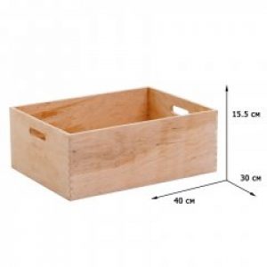 Ящик деревянный для хранения вещей SPMK BOX-3 (ДхШхВ:400х300х155 мм) (BOX3)