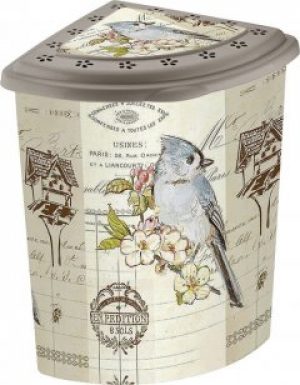 Корзина для белья угловая Elif Попугаи 338-18
