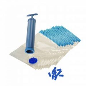 Набор вакуумных мешков Wellamart для хранения вещей 10 шт. с насосом (5893)