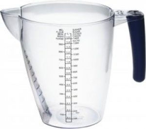 Мерная емкость Plast Team Прозрачный с резиновой черной ручкой 1.5 л (TEA-3013.2)