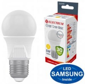 Светодиодная лампа ELECTRUM LED A50 5W E27 3000K Elegant PA LS-33 (A-LS-1916)