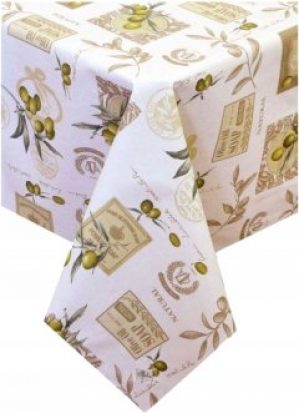 Скатерть Прованс Simfoni Оливка 136х136 см (4823093407985)