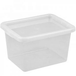 Ящик для хранения с крышкой Plast Team BASIC 13л 2295