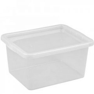 Ящик для хранения с крышкой Plast Team BASIC 18л 2296