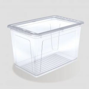 Ящик для хранения Keеeper Clearbox 52л с крышкой 2238