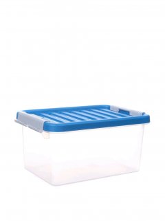 Ящик для хранения пластиковый Heidrun Clipbox 5л синий (1630)