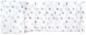 Бортик в детскую кроватку Cosas Welt Bed Stars Grey-Beige 30х180 (4822052046852)