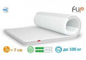 Матрас ортопедический Matroluxe Flip WHITE 70x190 см