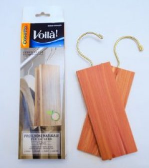 Вешалки из красного кедра 2шт COSATTO Италия Антимоль Коричневый (101)