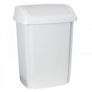 Мусорка Plast Team SWING 25л белая