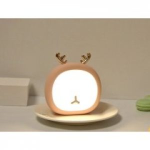 Сенсорный светодиодный ночник "Милый Олененок" Розовый