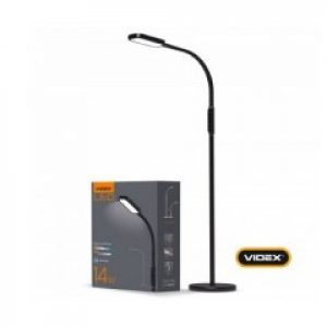 2 в 1 светодиодный торшер - настольная лампа VIDEX VL-TF07B 14W 3000-5500K 220V с регулировкой яркости