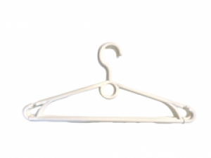 Набор вешалок для одежды Marc Th 10 шт с кольцом белые