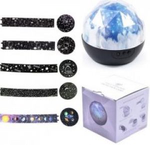 Нічник проектор небо HORSTEN зі змінними проекціями (5 шт.) (white) 1534