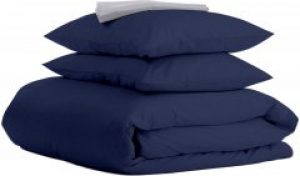 Комплект постельного белья Cosas Ranfors Blue Grey 160х220 (Ranfors_Blue_Grey_160) (4822052033913)