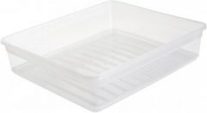 Ящик для хранения с крышкой Keeeper BASIXX 9 л прозрачный(Кее-0591)