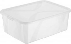 Ящик для хранения с крышкой Rotho ARCO прозрачный 10 л (RTH-11635)