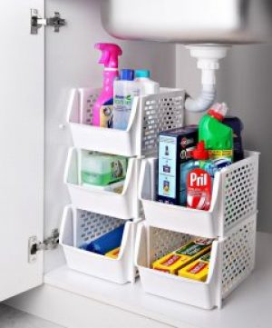 Органайзер для хранения 20 см Urve Plastik белый UR-3306