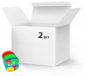 Упаковка губок кухонных пластиковых Paclan 2 шт по 3 губки (4607036877703)
