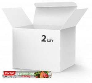 Упаковка фольги алюминиевой Paclan 18 м 2 шт (5900942137695)