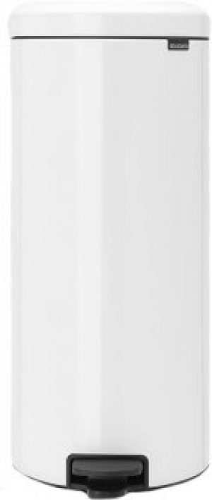 Мусорный бак Brabantia Pedal Bin Newicon 30 л Белый с черным (111785)