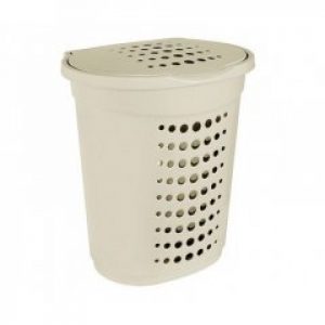 Корзина для белья Алеана 60 л Кремовая (99-122053)