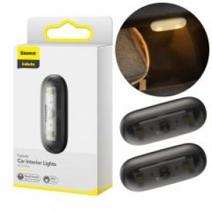 Светодиодная лампа в салон автомобиля Baseus Capsule Car Interior Lights (2шт/уп) Black (DGXW-01)