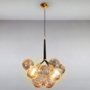 Люстра молекула подвесная Light House ES-15599/4+12 золото