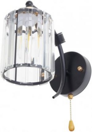 Бра Brille LK-705W/1 E27 BK+FG (29-258)