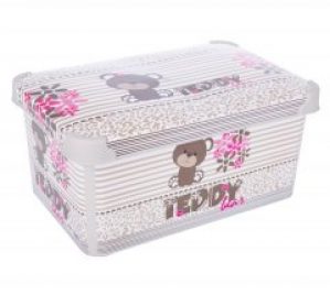 Ящик для хранения вещей Kastamonu Decor teddy 0647 DECOR TEDDY с/кр. 10 л