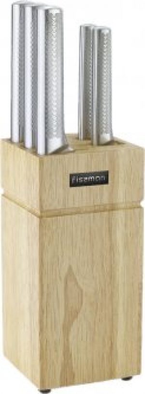 Набор ножей в деревянной подставке Fissman Lotus 6 предметов (2687)