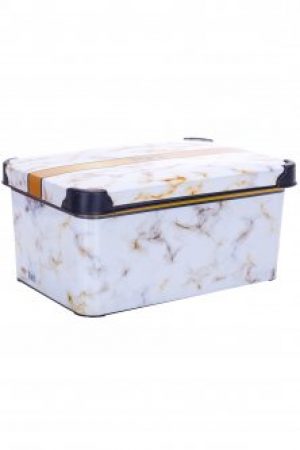 Контейнер Violet House Decor Marble White (6635193)