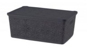 Кошик з кришкою VIOLET HOUSE COFFEE Ажур (6481596)