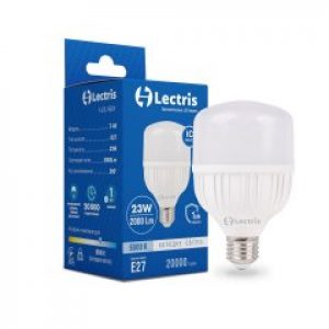 Лампа высокомощная светодиодная Lectris LED T80 23W 6500K 220V E27