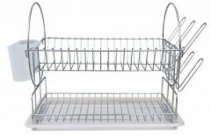 Сушка для посуды Lemax настольная двойная хром (LF-101)