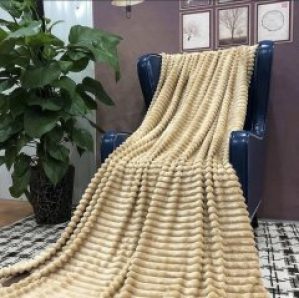 Плед-покрывало Сладкий сон Шарпей 150х200 см Песочный