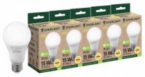 Светодиодная лампа Enerlight A65 15W 3000K E27 (A65E2715SMDWFRR) 5 шт
